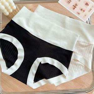 짱짱밴딩 노라인 하이웨스트 여성 스판 면 팬티