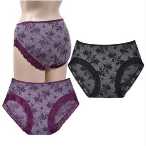 여성 레이스 맥시 삼각팬티 빅사이즈 3xl까지 엄마팬