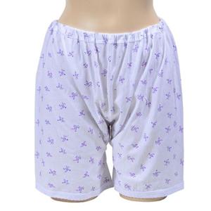 BIG SIZE 여성 꽃나염 순면 팬티 겸 사각속바지