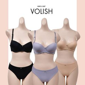 su(볼리쉬)에어타공 와이어 볼륨 A컵 브라팬티세트