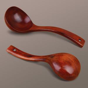 옻칠 나무국자 우드국자 대 원목 조리도구