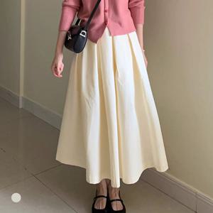 [클라셰]클라셰 코튼플레어밴딩스커트_B5F0091