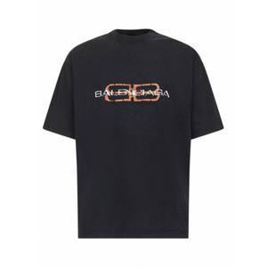 [BALENCIAGA] 라프리마 남성 티셔츠 앤 폴로 764235 TTVD61041 페이드 워시드 블랙 /10