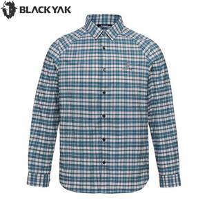 블랙야크 남성 간절기 아웃도어 등산 긴팔 이너 베이직 체크 셔츠1 1BYYSFU001G4