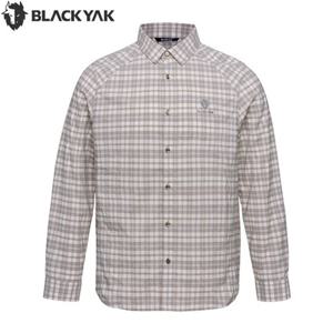 블랙야크 남성 간절기 아웃도어 등산 긴팔 이너 베이직 체크 셔츠1 1BYYSFU001BE