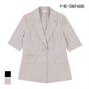 [미센스]MARIO베이직 반팔 벨티드 자켓_MB35JKS109A