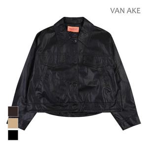 [반에이크]MARIO루즈핏 가죽 자켓_VB3XLEUD01Z