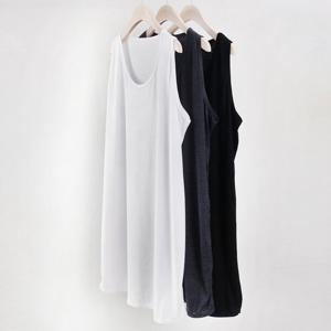 나야홍 / 빅사이즈기본나시 0013L508 베이직롱나시티 WW