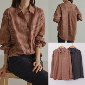 나야홍 / 위쉬몰 WB 리본포켓체크패턴남방(V144H508) 빅사이즈