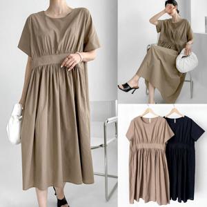 나야홍 / 위쉬몰 GL 린넨주름라운드원피스(V139H508) 빅사이즈