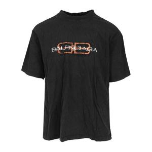 발렌시아가 BB 아이콘 빈티지 코튼 저지 티셔츠 764235TTVD6 10