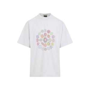 발렌시아가 탑 764235 TTVH4 9012 MULTICOLOR