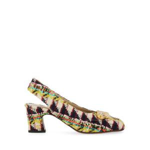 발렌티노 가라바니 여성 멀티컬러 슬링백 힐 7W2S0MJ8ISL_RDW