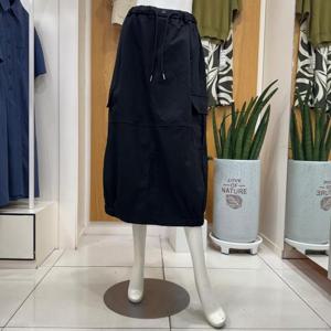 클리지 DP01 밴딩 카고 트임 롱 스커트 CP7WSK05