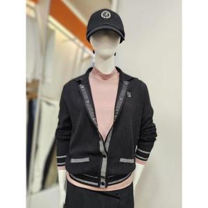 팜스프링스 세이브존01 여성 카라넥 배색 포인트 긴팔 니트 가디건 SKCL-243411