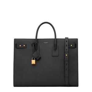 생로랑 남성 블랙 SAC DE JOUR 라지 토트백 631526_DTI0W1000