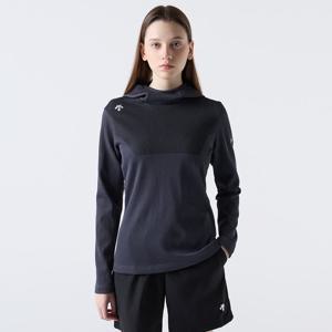 [데상트공식] 러닝 소프트 앤 리브드 후드 티셔츠 SQ323RTL96