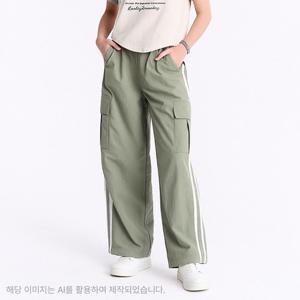[더데이걸]썸머 힙해 두줄 카고 팬츠(2컬러)TGTA25501