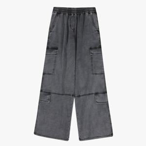 [더데이걸]카고 밴딩 와이드 데님(2컬러)TGTJ25S01