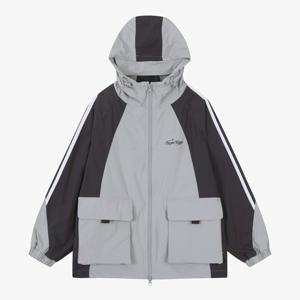 [더데이걸]박시 후드 홑겹 바람막이 TGJA25104