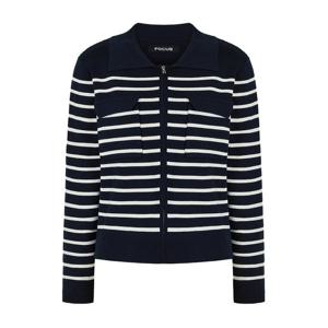 FOCUS  투 포켓 스트라이프 집업 가디건 PBVFF5F3KC4611