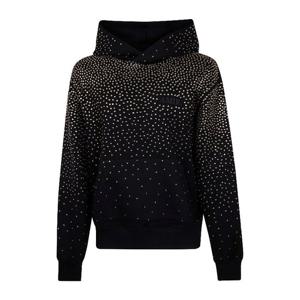아미리 크리스탈 장식 풀오버 후드티 AMJYHD1128 BLACK