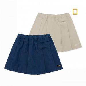 [r건대점 ]내셔널지오그래픽키즈  (K251GSK010) 여아 플리츠 스커트 면치마
