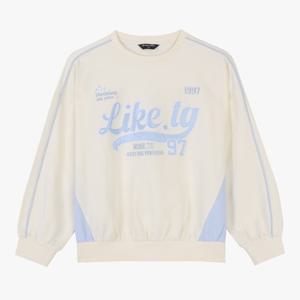 [더데이걸]파이핑 배색 스웨트셔츠(2컬러)TGMA25104