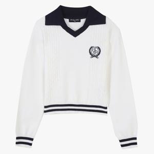 [더데이걸]단정 케이블 카라 스웨터(2컬러)TGKA25102