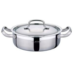 키친플라워 플래티나 통3중 누보 냄비 전골 20cm 냄비 양수 편수 전골 곰솥