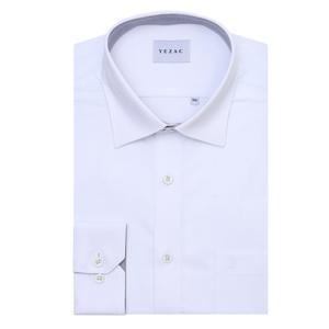 [예작(셔츠)]벰부스판 솔리드 일반핏 긴소매셔츠 YJEFBR103-WH