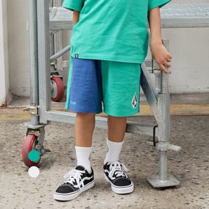 [볼컴키즈] 볼컴 컬러블럭 하프 팬츠 VJCCSPE25090