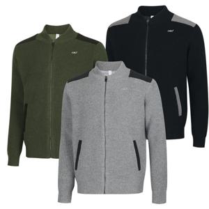 [파파브로] 남성 캐시미어 어깨 배색 골프 니트 집업 LB-KNG-2203