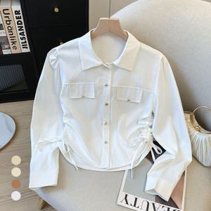 [카라]KARRA 웨이스트셔링블라우스_A5F0137