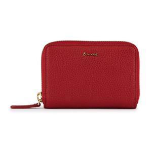 금강 르느와르 여성 소가죽 지퍼돌이 카드지갑 SHOWA5601WRENF4 레드