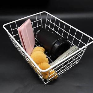 철제 바구니 흰색 바스켓 다용도 철제바스켓 다용도바스켓 바구니 철제바구니 수납바구니