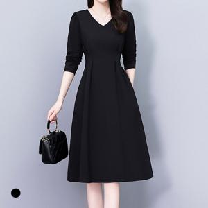 [클라셰]클라셰 브이슬림플레어원피스_B5F0138