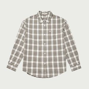 [행텐 틴즈]여성 체크 포켓 롱 셔츠_100(10530-120-601-25)