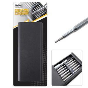 코텍 프리미어 정밀드라이버 세트 24 in 1 코텍 프리미어 정밀 드라이버 세트 드라이버세트 공구 수작업공구 드라이버통