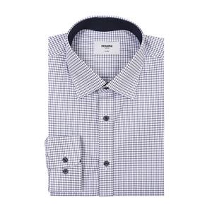 [레노마(셔츠)]구김없는 잔체크 긴팔 면 스판셔츠 RZRSG0041NY