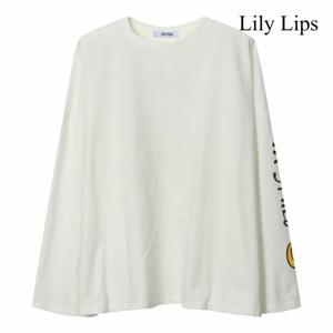 [릴리립스] 스마일 프린팅 오버핏 티셔츠 (YL9TS002)