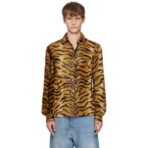 25 FW 마틴로즈 남성 탠 슬림 핏 셔츠 252892M192008