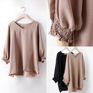 나야홍 / 위쉬몰 NB 스모그벌룬브이블라우스(3053H509) 빅사이