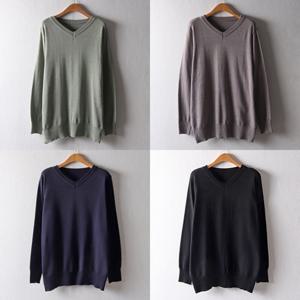 나야홍 / 위쉬몰 EB 브이넥홀가시보리니트(D005H509) 빅사이즈