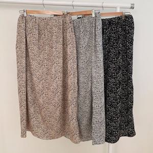 나야홍 / 빅사이즈치마 V205L509 시크물감포인트롱스커트 MO