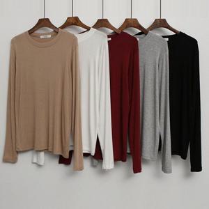 나야홍 / 빅사이즈티 V216L509 간절기필수템무지티셔츠 LI