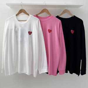 나야홍 / 빅사이즈티 V182L509 스마일사이트트임맨투맨 FN