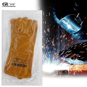 용접장갑 가드맨 용접장갑(C-201) 알곤장갑 특수작업 가죽 내열 손보호