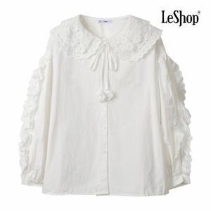 [르샵] 더블 레이스 카라 블라우스 (BP9BL010A)