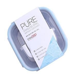 스텐락 퓨어 핸디 정사각 밀폐용기 4L(2호) 김치통 찬합 반찬통 냉장고정리 보관